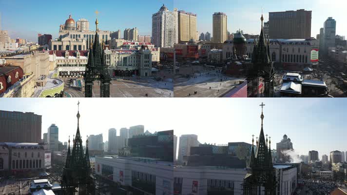 哈尔滨圣索菲亚大教堂雪景1080-08