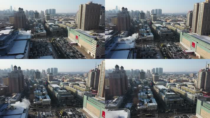哈尔滨市区雪景1080-025