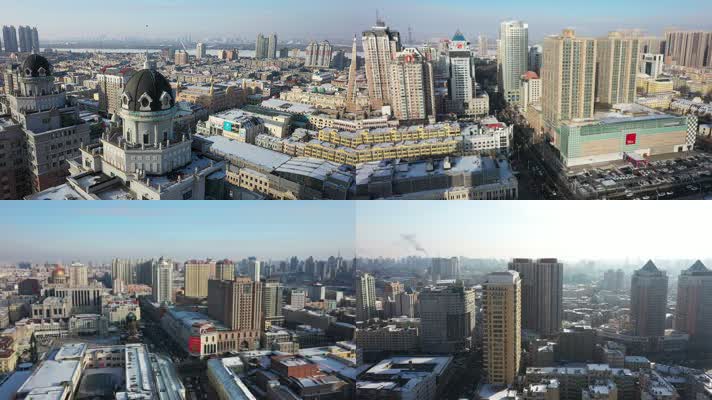 哈尔滨市区雪景1080-027