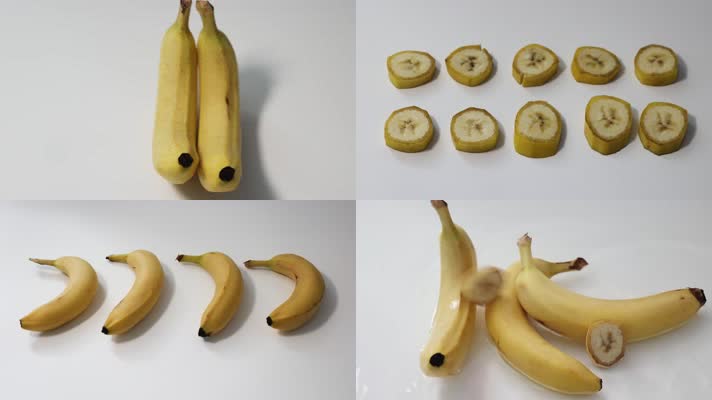 高清创意香蕉拍摄