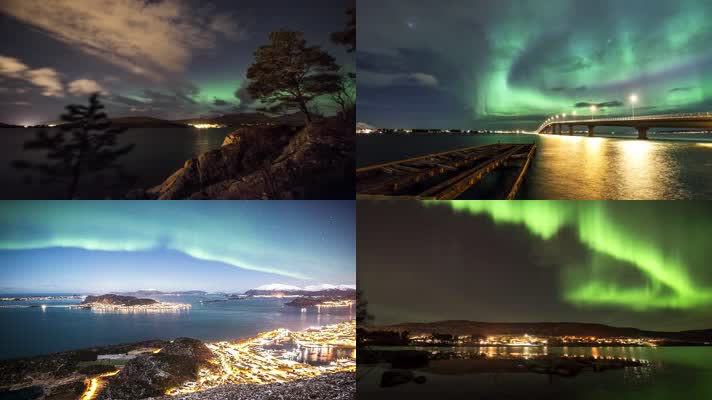 【4K】挪威北极光