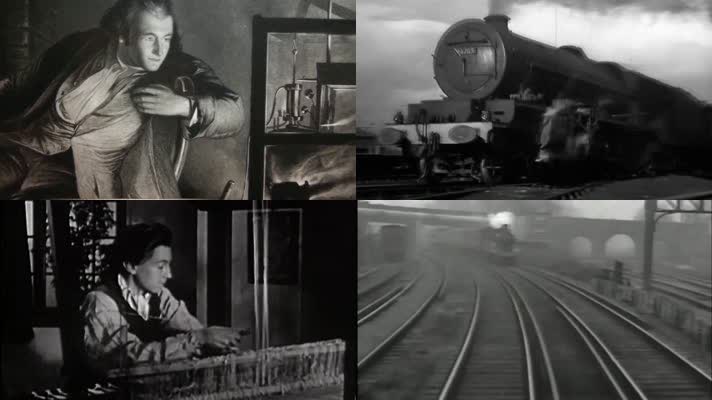 工业革命-工业时代-火车 蒸汽机 工厂