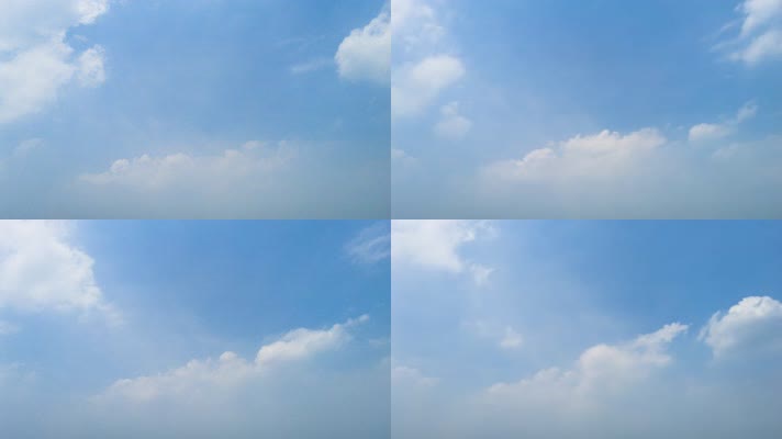 蓝天白云风景视频延时44
