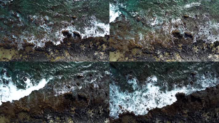 抽象的 海岸 岛 岩浆 海洋 海 支撑 浪潮