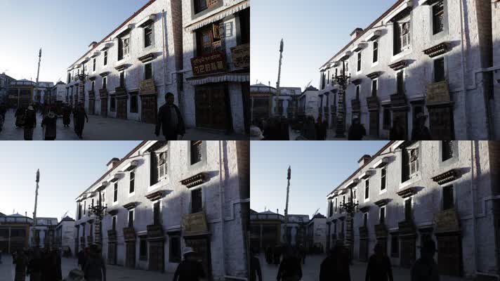 原创拍摄西藏街道
