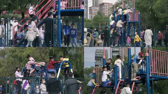 公园玩耍娱乐儿童假期生活(a6300)