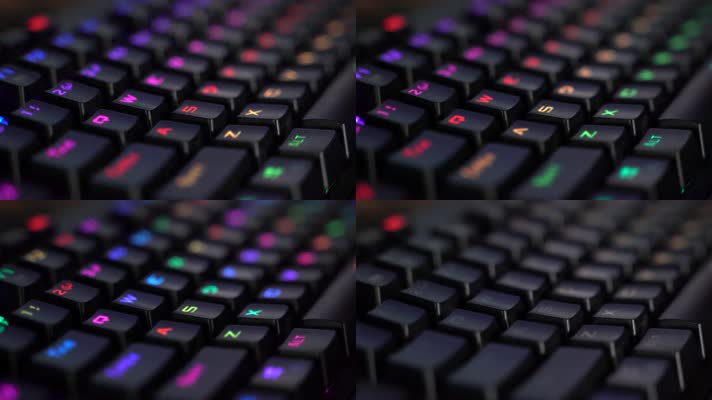 【4K】彩色键盘
