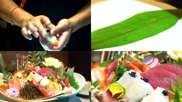 美食制作 寿司刺身 制作过程