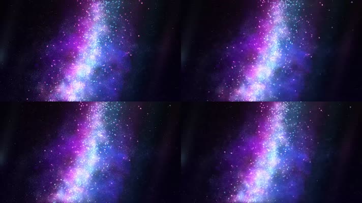 粒子绚丽银河光斑背景，CG原创