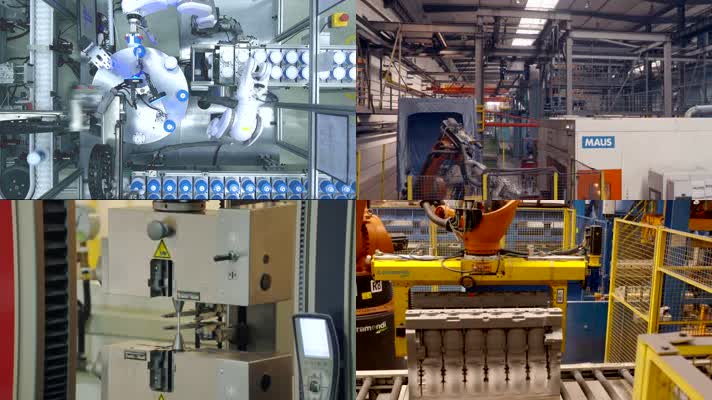 智能工业制造 自动化生产线 机械臂合集