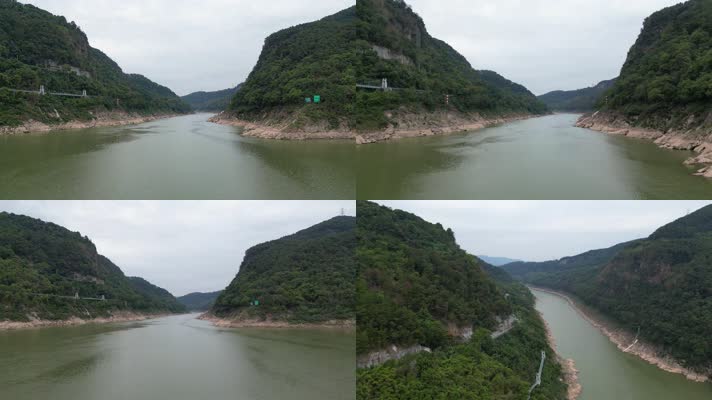 【合集】重庆北碚温塘峡自然景观航拍