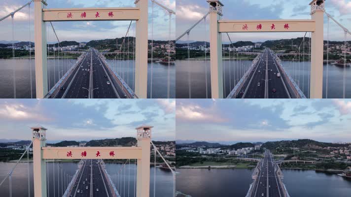 福州洪塘大桥航拍