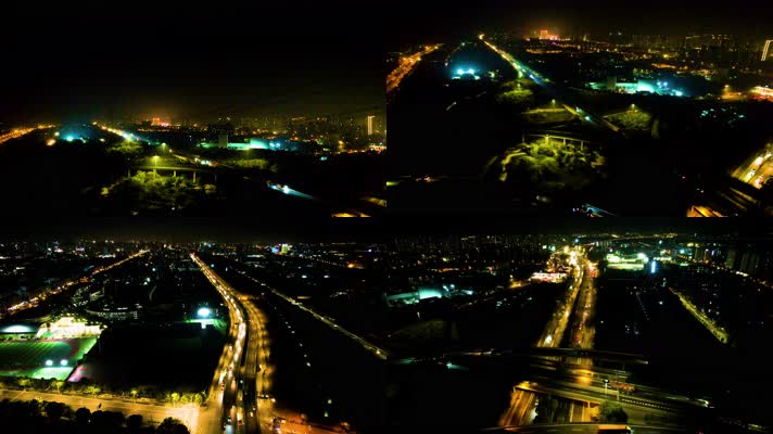 杭州下沙立交桥绕城高速夜景40