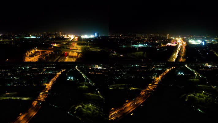 杭州下沙立交桥绕城高速夜景44