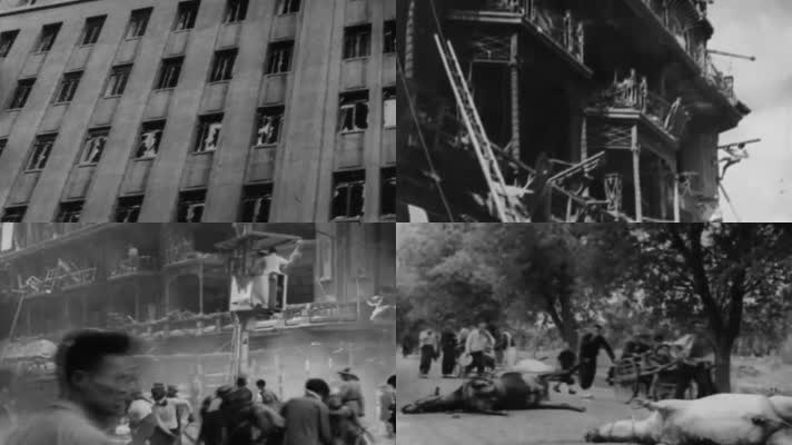 1937年日军轰炸后的上海影像2
