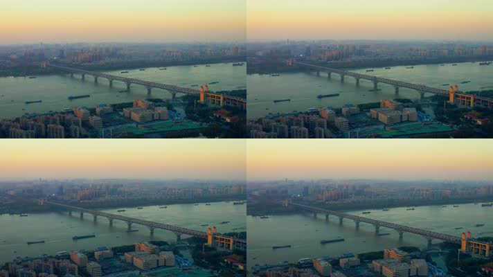 南京_V1-0057江苏南京长江大桥航拍