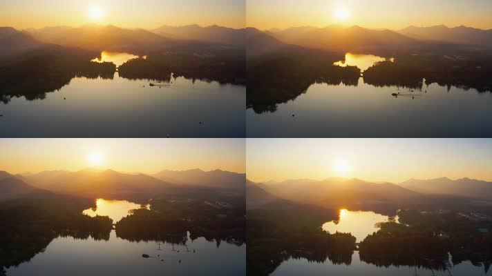 杭州西湖_V1-0013西湖的金色夕阳