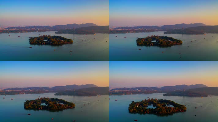 杭州西湖_V1-0009夕阳下的西湖