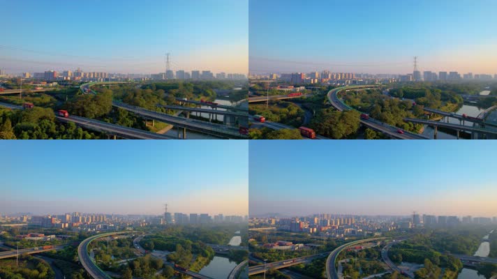 杭州钱塘新区下沙立交桥城市风景9