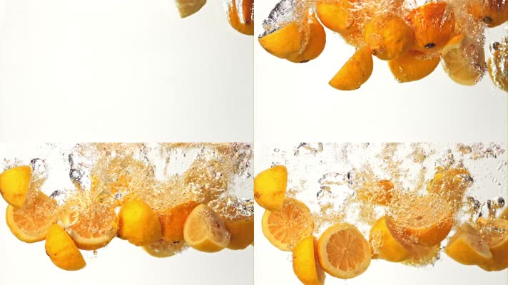柠檬橙子入水