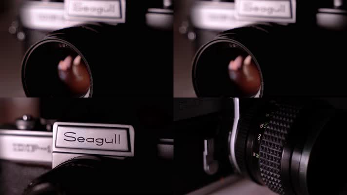 海鸥牌老式相机4K