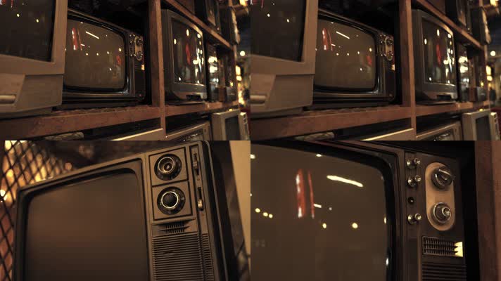 90年代老上海怀旧老电视机4K
