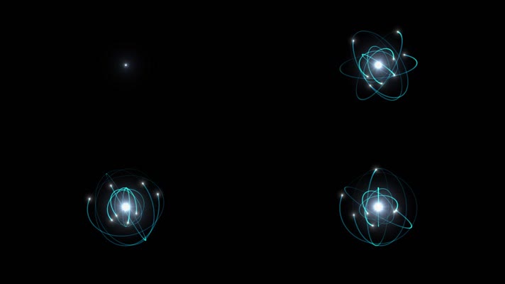 原子量子夸克电子粒子离子