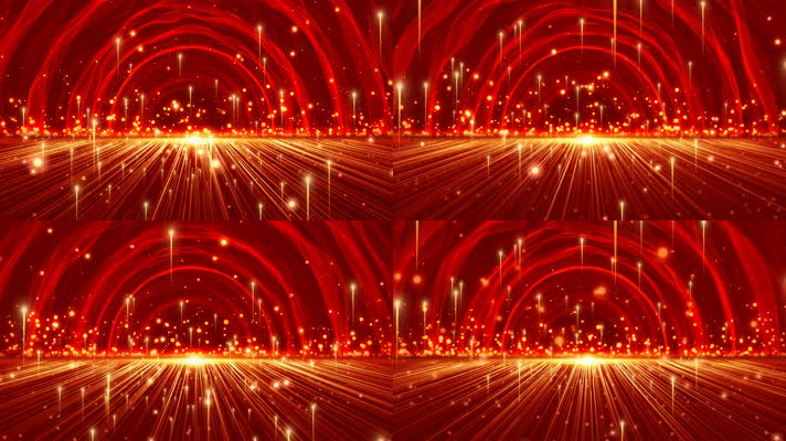 大气红绸 粒子光线大气红绸粒子背景