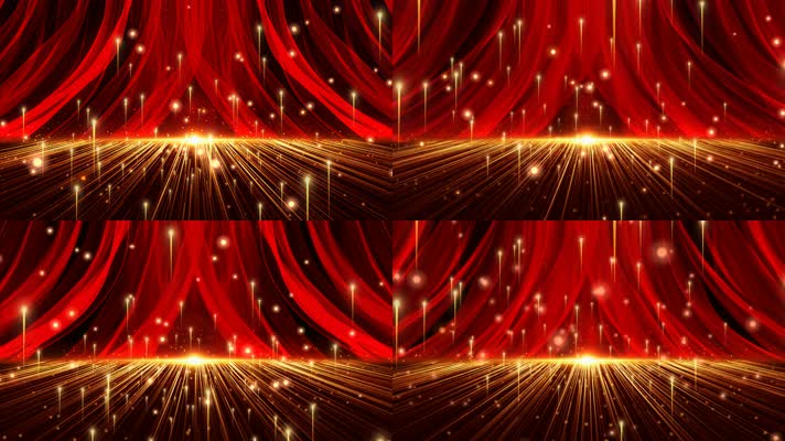 大气红绸 粒子光线大气红绸粒子背景
