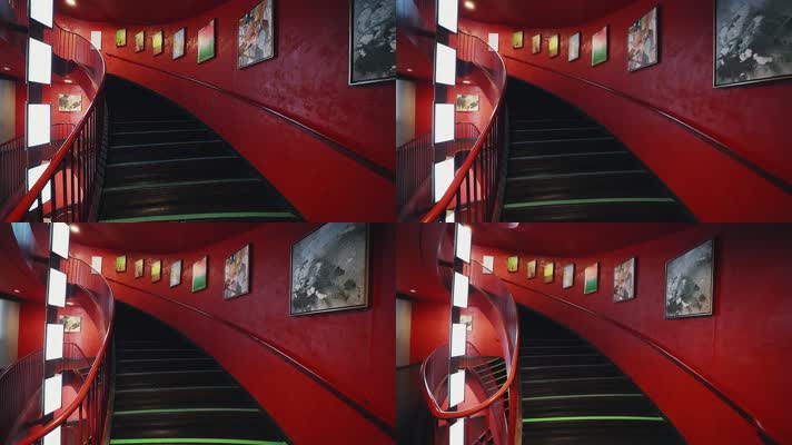 red stairs A国家大剧院旋转楼梯建筑设计艺术空间