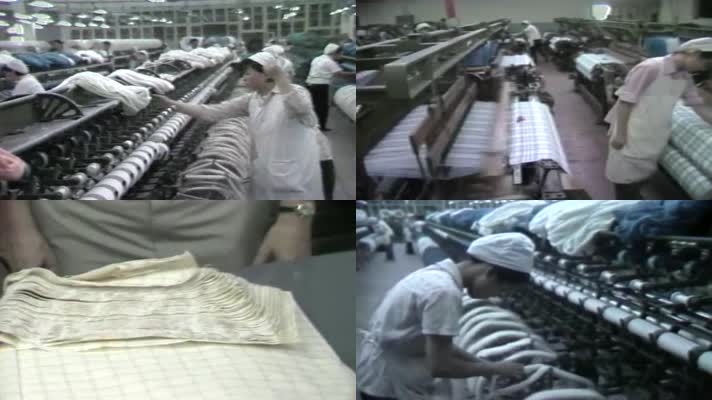 80年代改革开放后的纺织厂