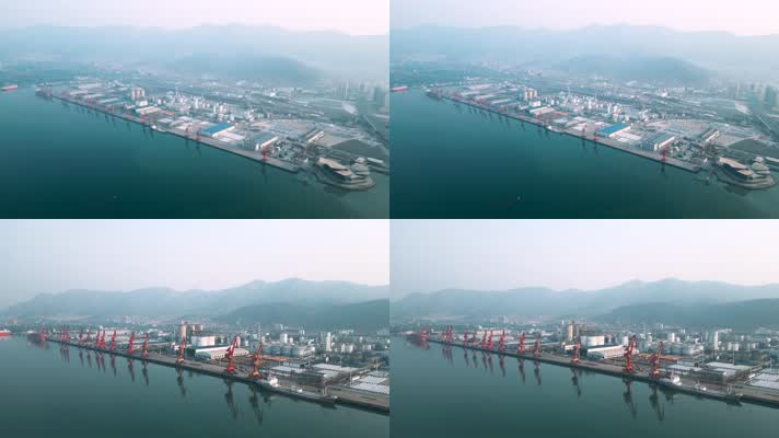 【4K60帧】连云港港口货运码头航拍
