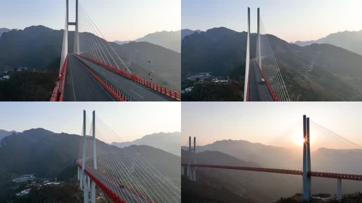 4K航拍 贵州第一特大桥