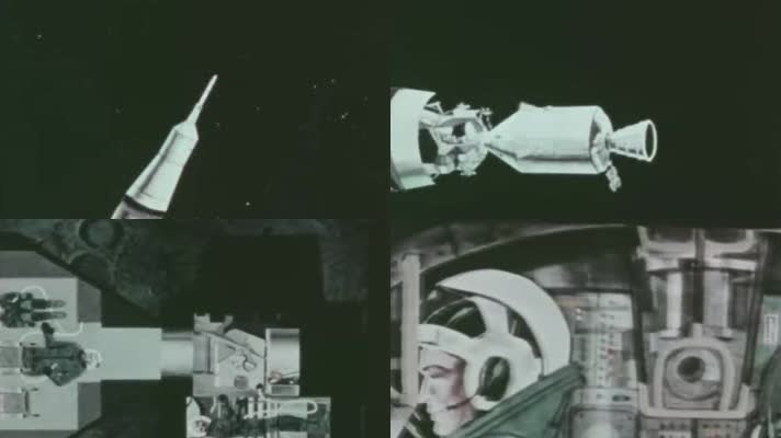 60年代阿波罗登月计划演示