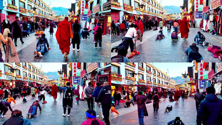 西藏拉萨人文八廓街永远是拉萨烟火气