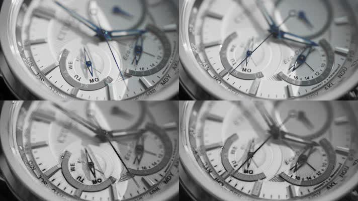 手表时钟时间流逝实拍