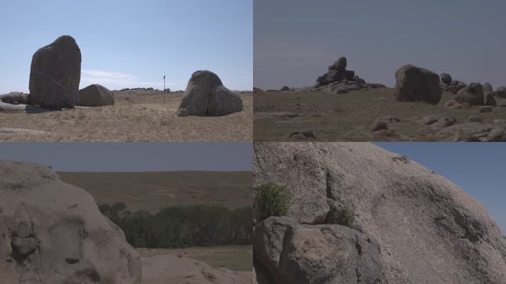 Y1内蒙古乌兰察布四子王旗岩石景观