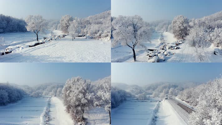 雾凇 冬季 冰雪世界 山水中国