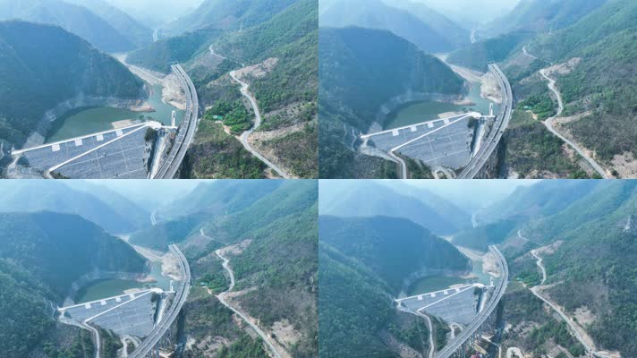 4K航拍贵州高速公路全景