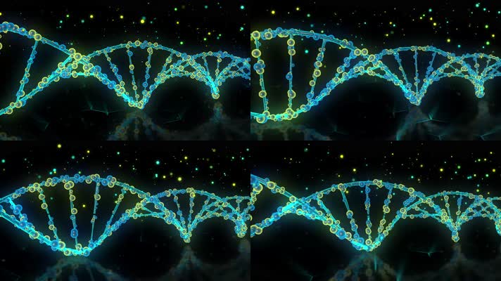 DNA医疗动画科技背景