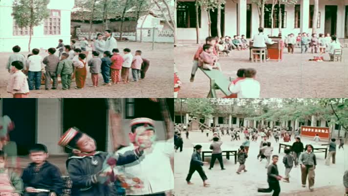 60年代的学校幼儿园影像