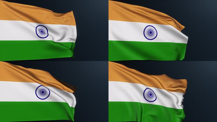 印度旗帜可叠加