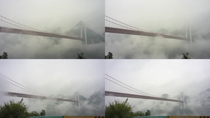 4K坝陵河大桥延时风光