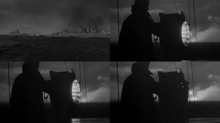 上世纪海军舰队探照灯信号灯