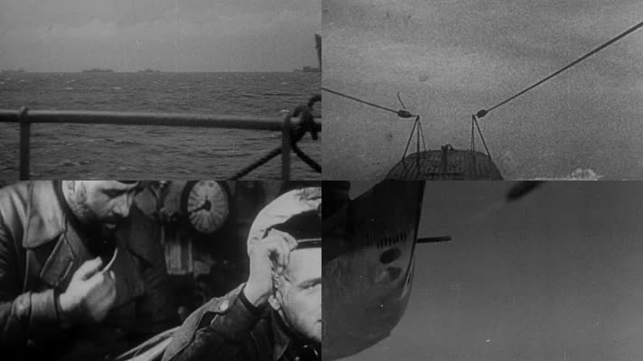第二次世界大战德国潜艇进攻炸毁