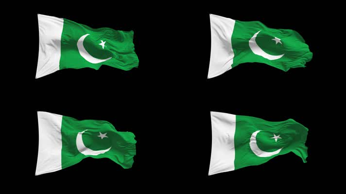 巴基斯坦国旗Alpha Channel