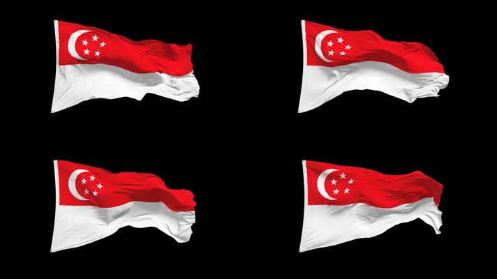 新加坡国旗Alpha Channel