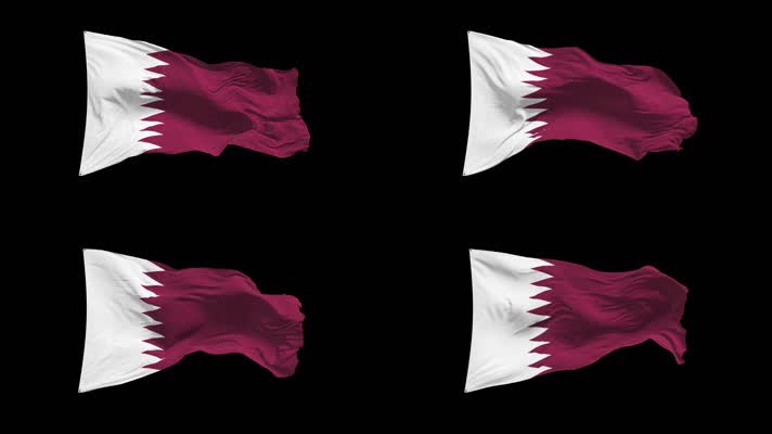 卡塔尔国旗Alpha Channel