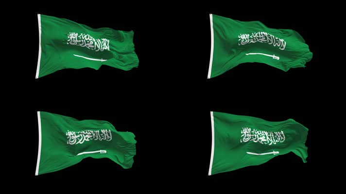 沙特阿拉伯国旗Alpha Channel