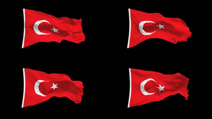 土耳其国旗Alpha Channel